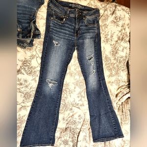American Eagle Outfitters Blue Boot Cut Jeans